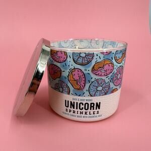Unicorn Sprinkles Candle Bath and Body Works 3 Wick Jar 14.5 oz 411g